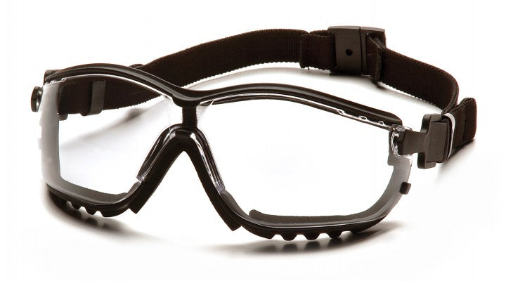 PYRAMEX-GB1810STM Clear H2MAX Lens with Black Strap/Temples