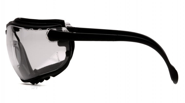 PYRAMEX-GB1810STM Clear H2MAX Lens with Black Strap/Temples