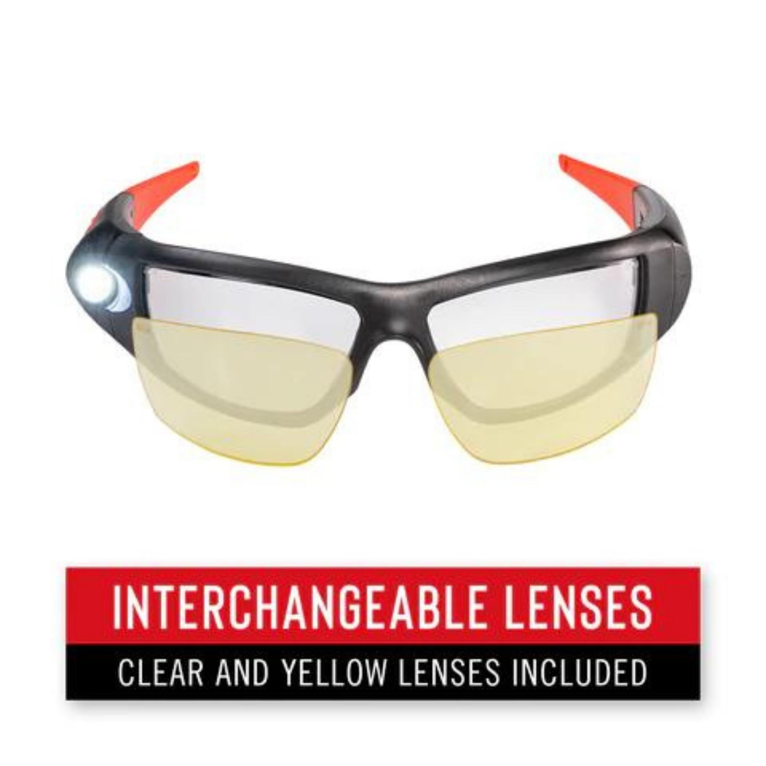 Coast Spg 500- Rechargeable Bulls-Eye Spot Safety Glasses