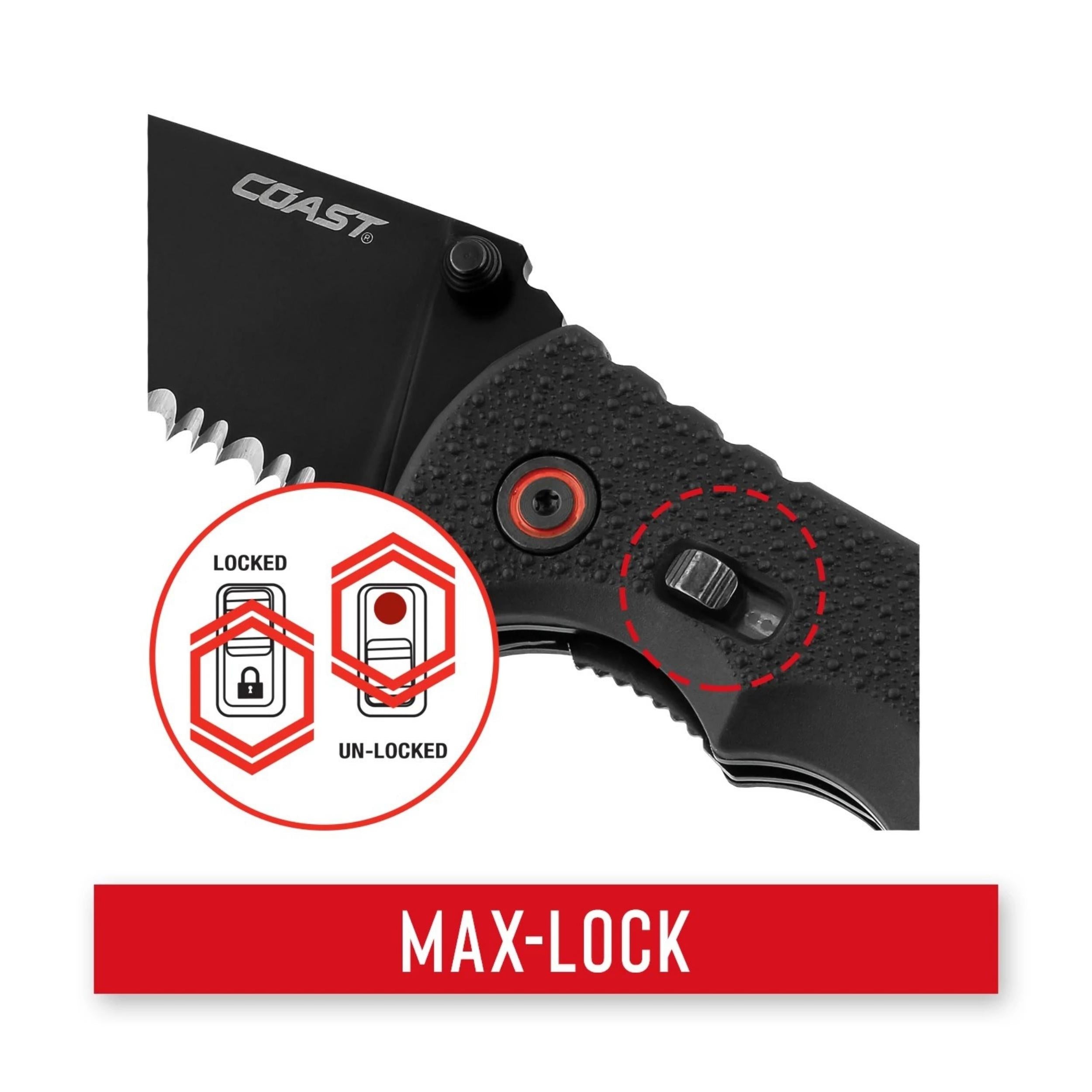 COAST RX350 BLADE ASSIST FOLDER KNIFE